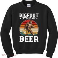 Bigfoot Stole My Beer Kids Sweatshirt thumb 0