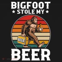 Bigfoot Stole My Beer Kids Sweatshirt thumb 2