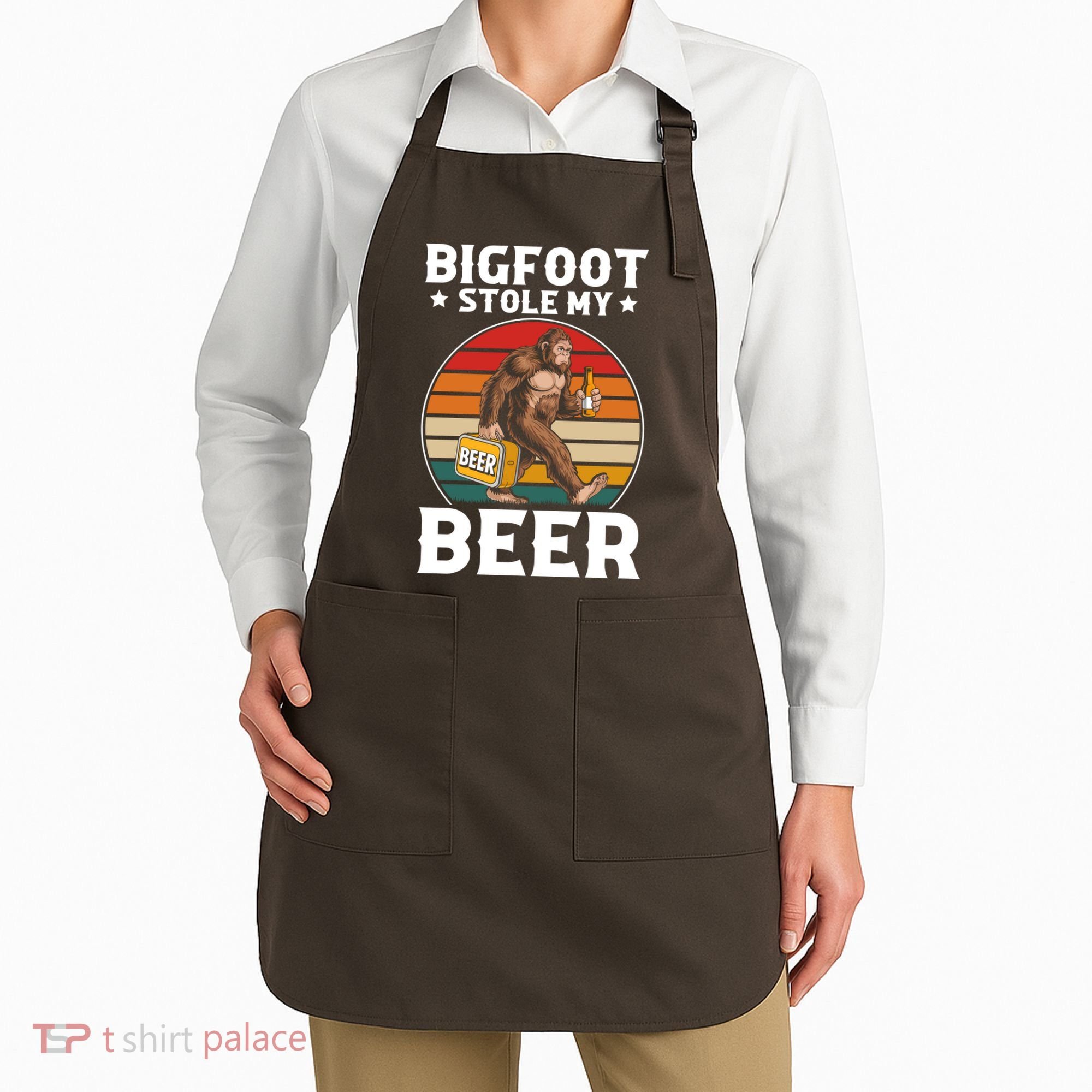Bigfoot Stole My Beer Apron