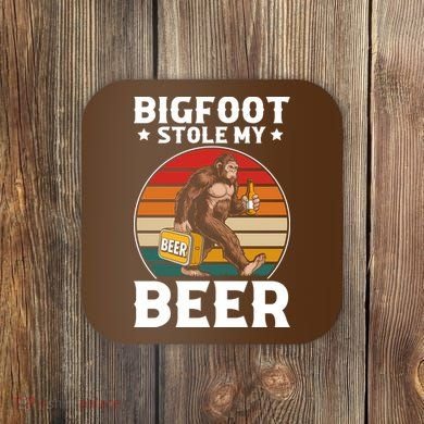 Bigfoot Stole My Beer Coaster