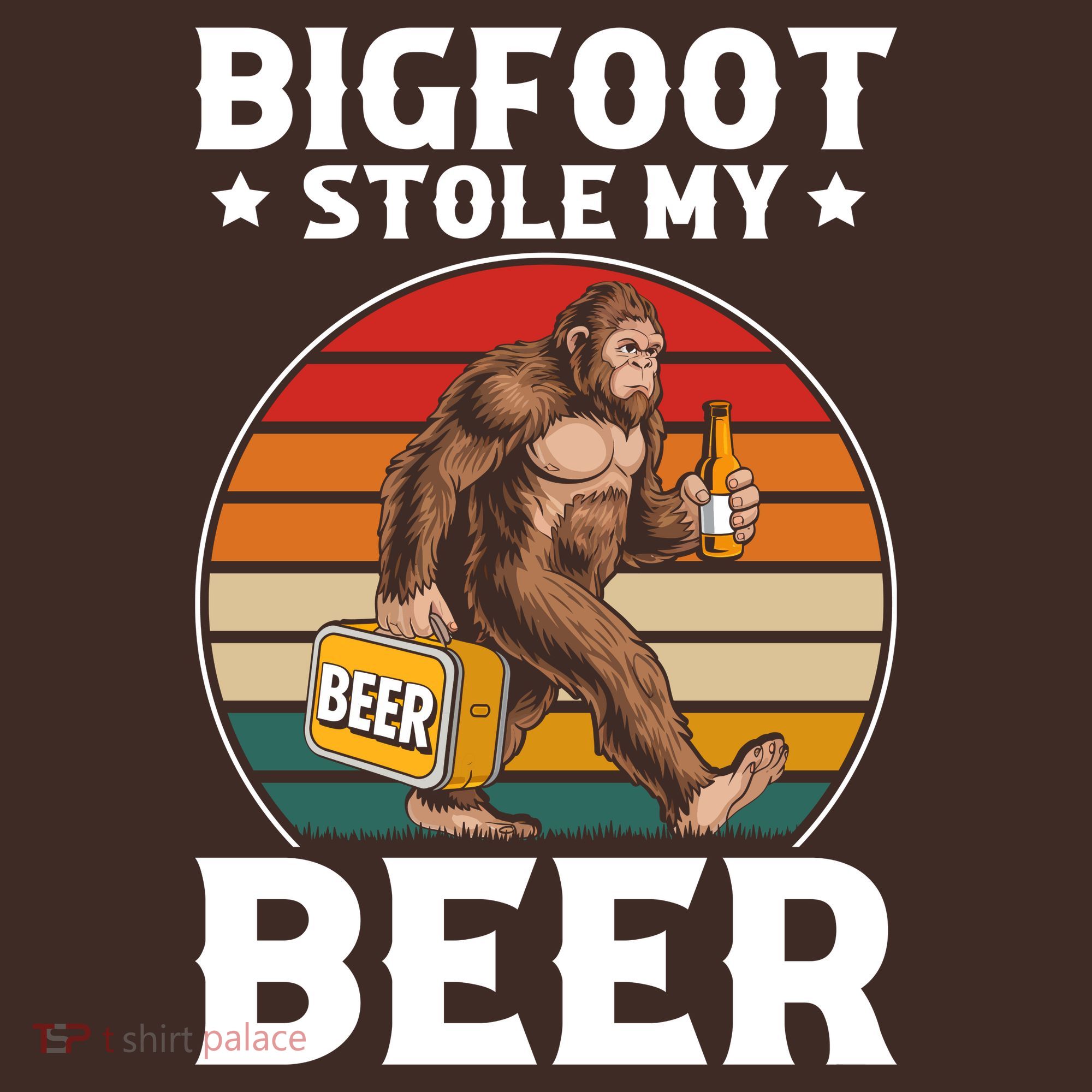 Bigfoot Stole My Beer Coaster