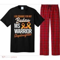 Badass Stepdaughter Multiple Sclerosis Ms Warrior Gift Pajama Set thumb 0