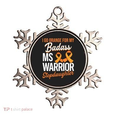 Badass Stepdaughter Multiple Sclerosis Ms Warrior Gift Ornament