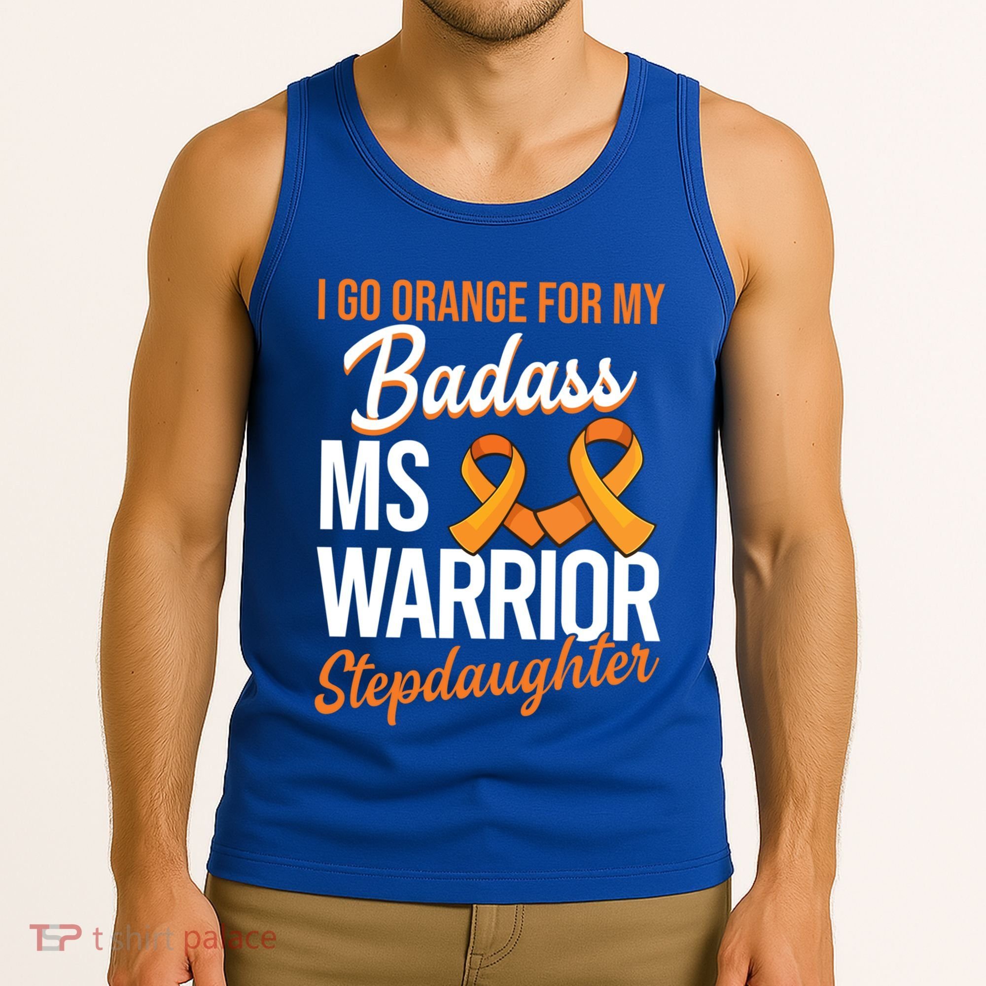 Badass Stepdaughter Multiple Sclerosis Ms Warrior Gift Tank Top