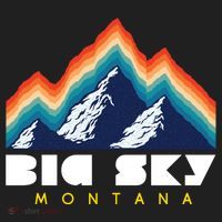 Big Sky Montana Cute Gift Usa Ski Retro Gift Hat thumb 2