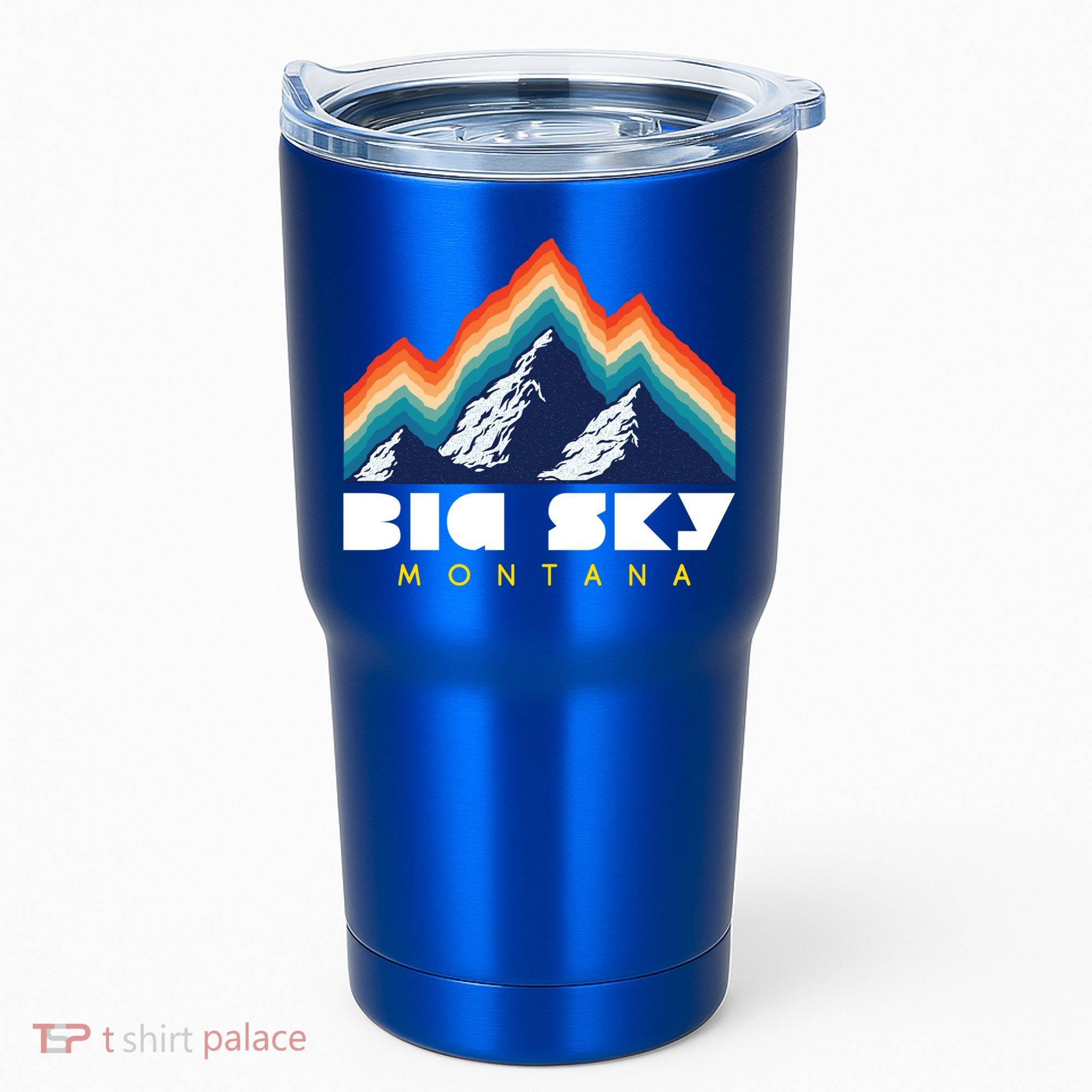 Big Sky Montana Cute Gift Usa Ski Retro Gift Tumbler