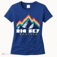 Big Sky Montana Cute Gift Usa Ski Retro Gift Women's T-Shirt thumb 0