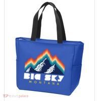 Big Sky Montana Cute Gift Usa Ski Retro Gift Tote Bag thumb 3