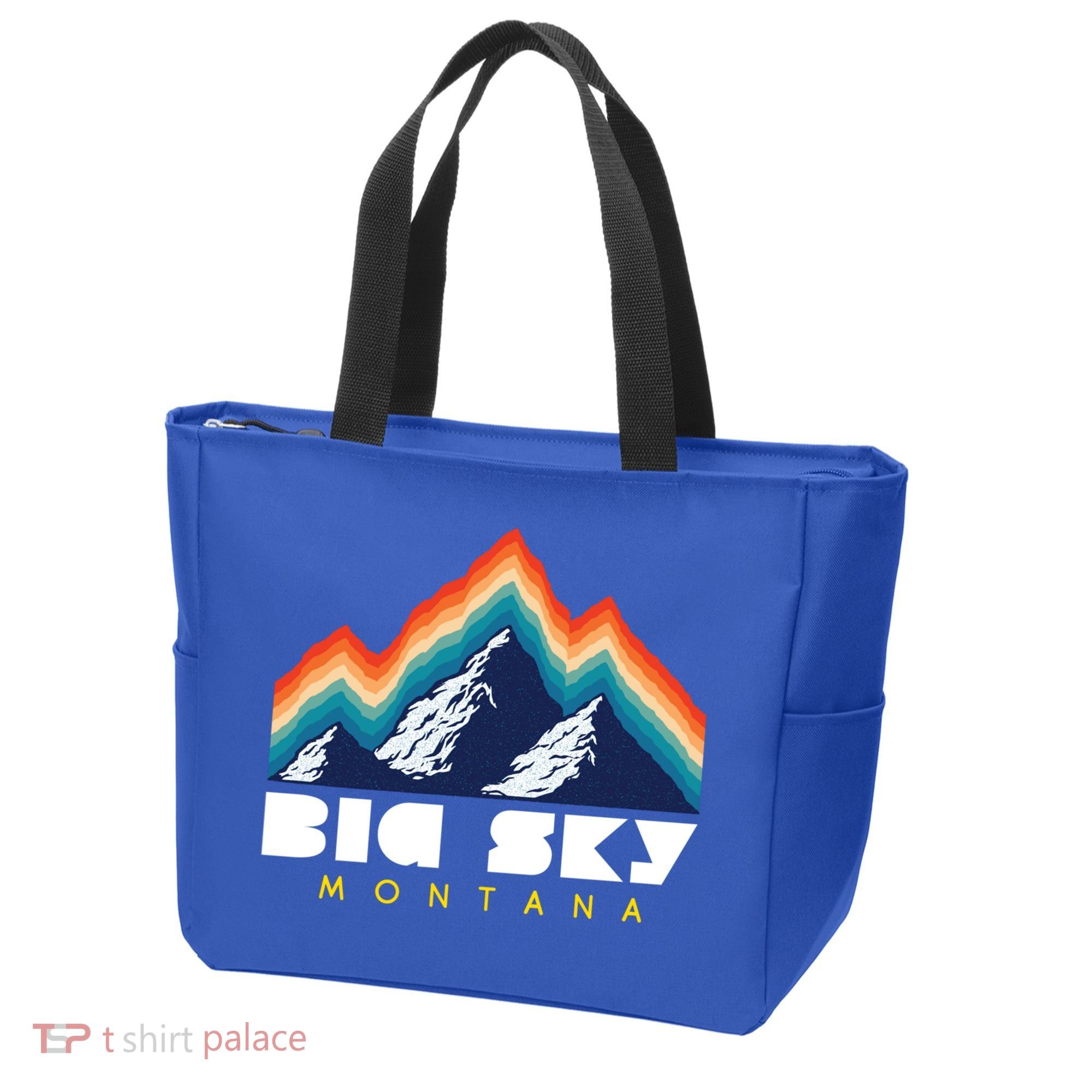 Big Sky Montana Cute Gift Usa Ski Retro Gift Tote Bag