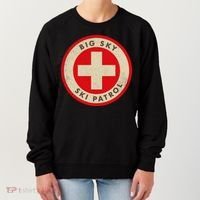 Big Sky Montana Ski Patrol Skiing Gift Women's Sweatshirt thumb 0
