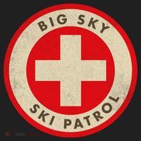 Big Sky Montana Ski Patrol Skiing Gift Beanie thumb 2