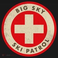 Big Sky Montana Ski Patrol Skiing Gift Women's Hoodie thumb 2
