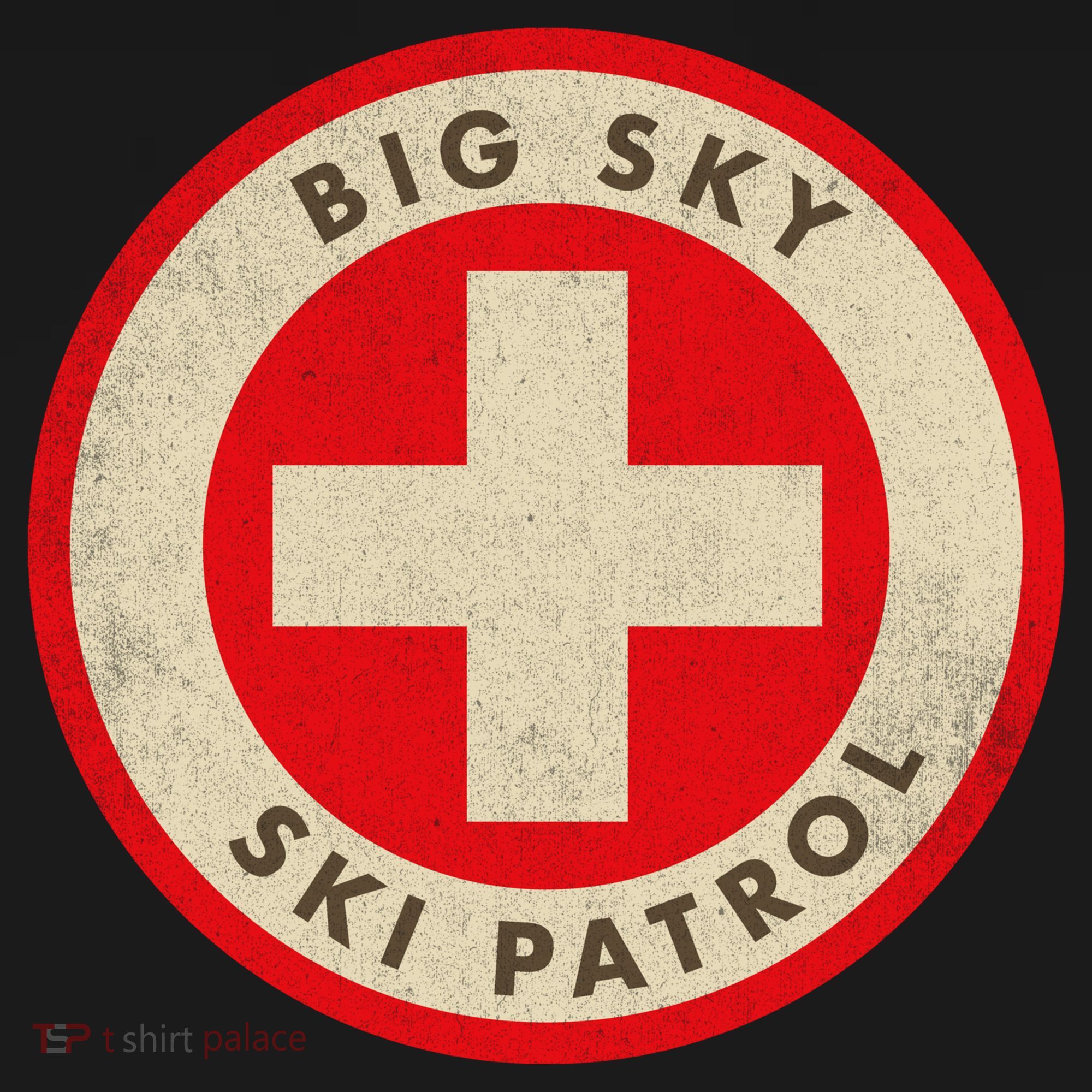 Big Sky Montana Ski Patrol Skiing Gift Ornament