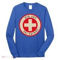 Big Sky Montana Ski Patrol Skiing Gift Long Sleeve Shirt thumb 0