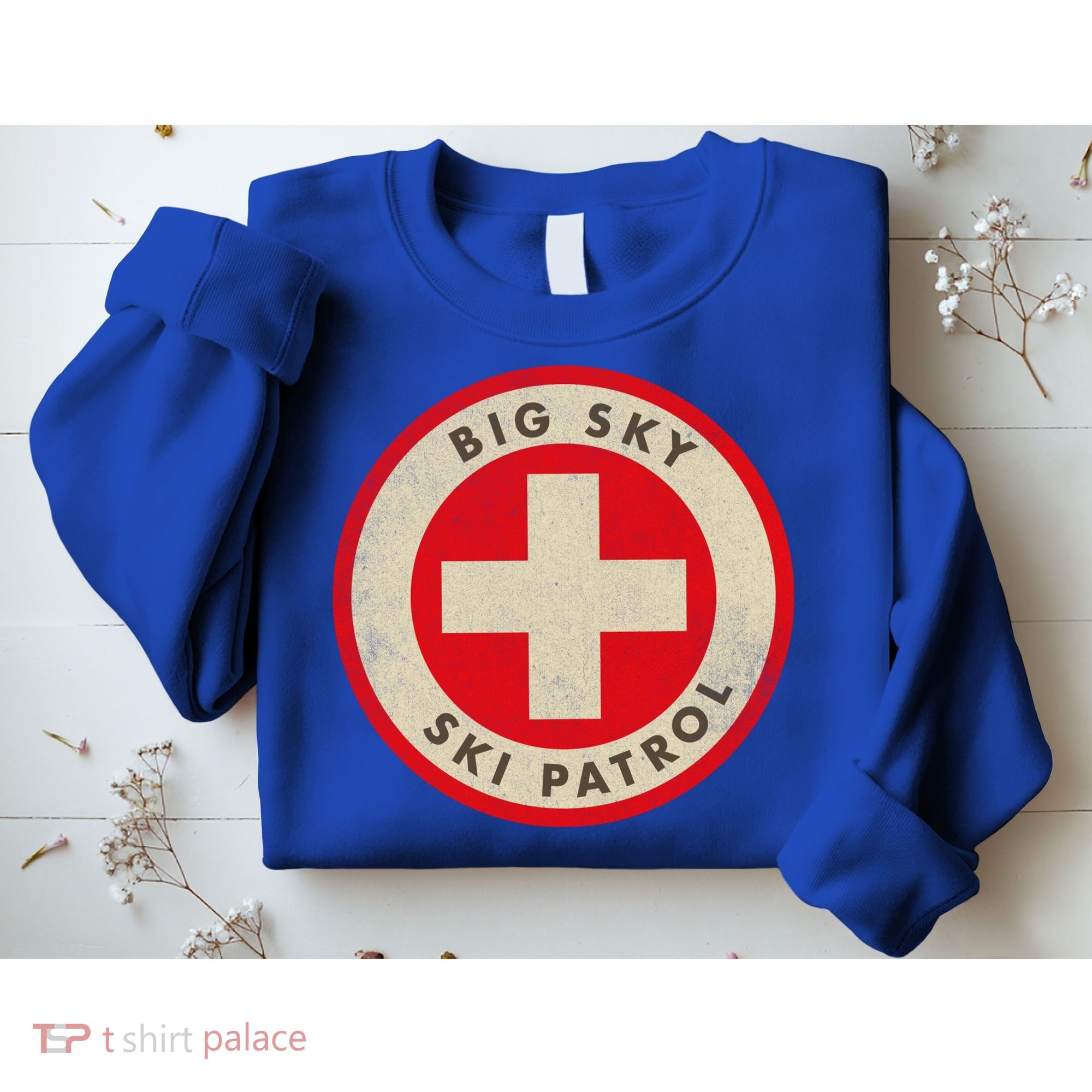 Big Sky Montana Ski Patrol Skiing Gift Sweatshirt