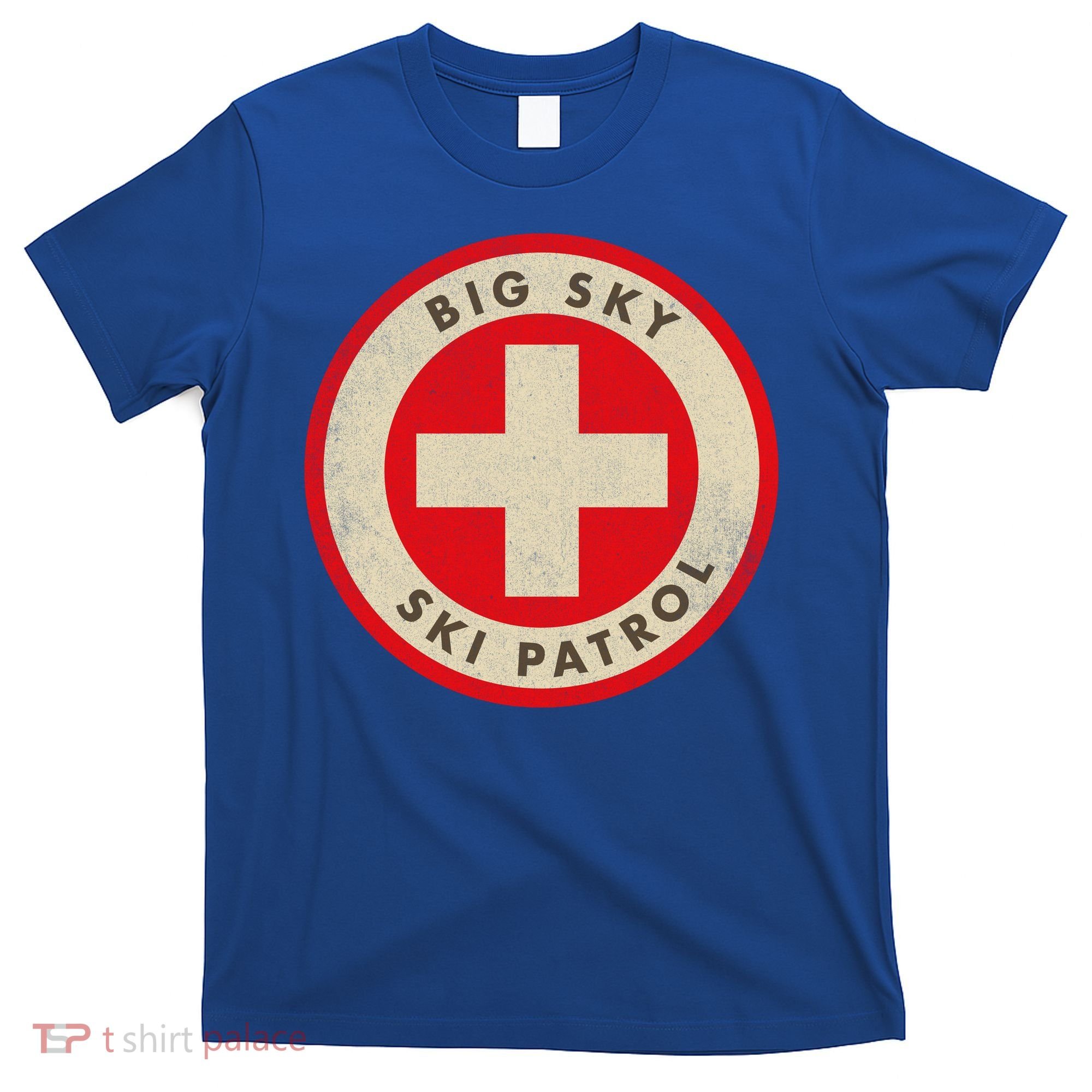 Big Sky Montana Ski Patrol Skiing Gift T-Shirt