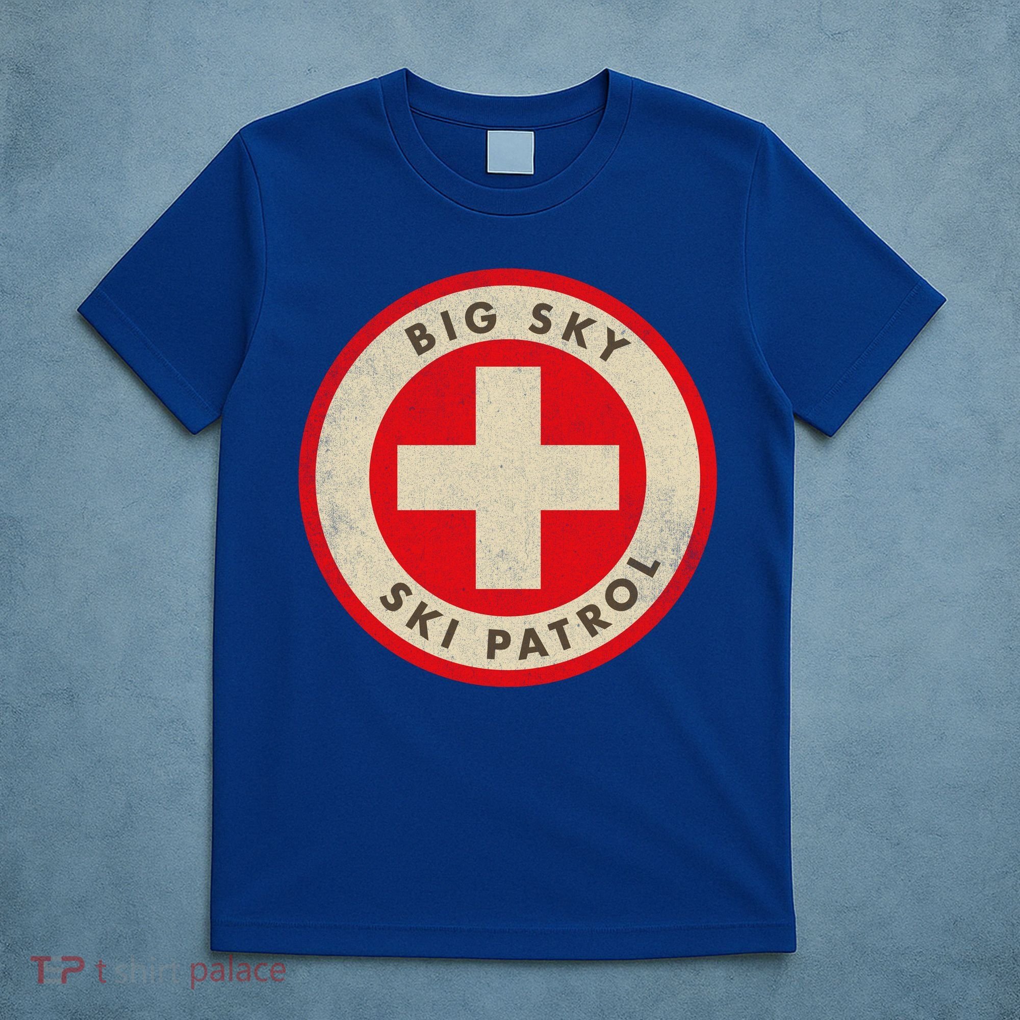 Big Sky Montana Ski Patrol Skiing Gift T-Shirt