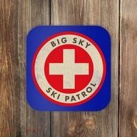 Big Sky Montana Ski Patrol Skiing Gift Coaster thumb 0