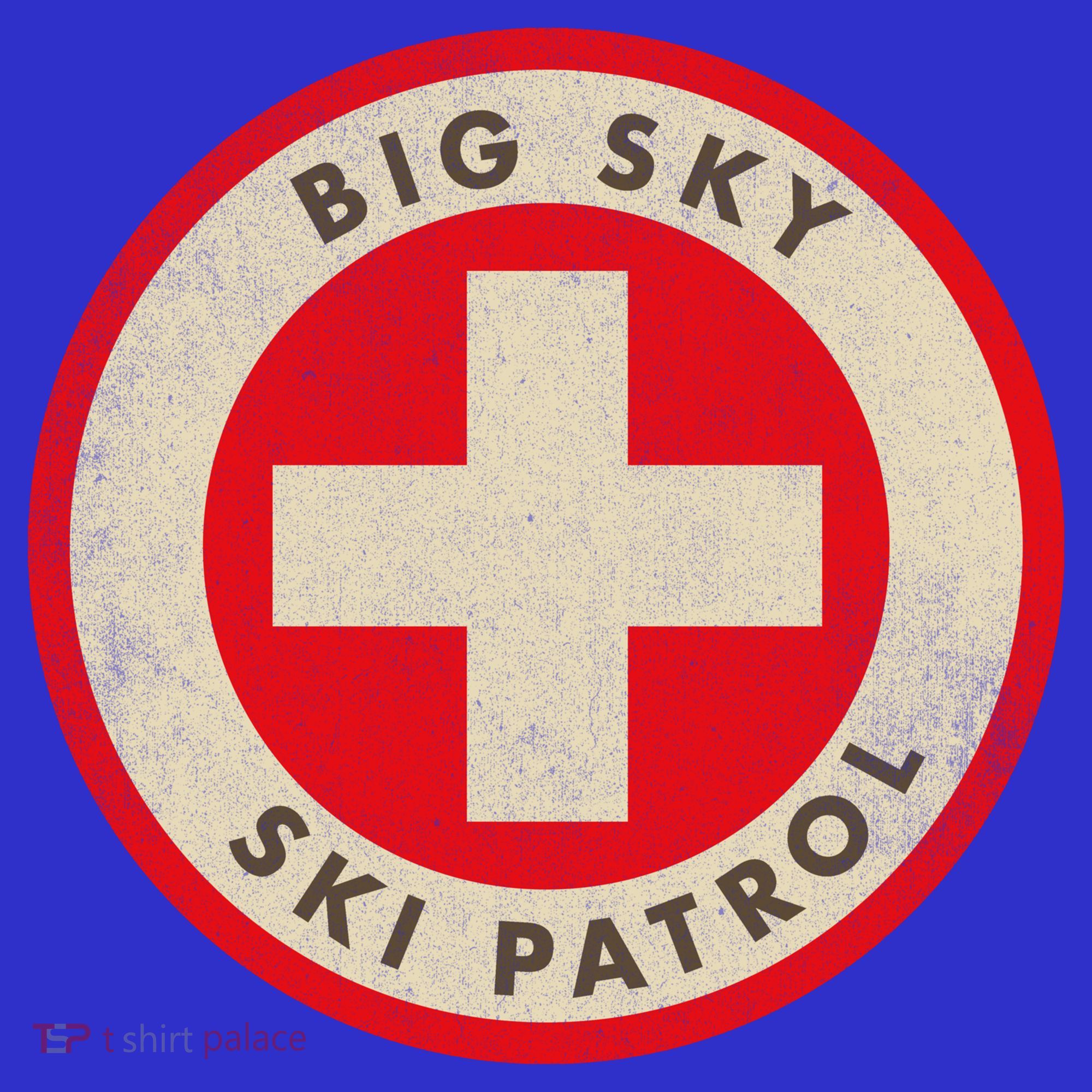 Big Sky Montana Ski Patrol Skiing Gift Women's Tank Top