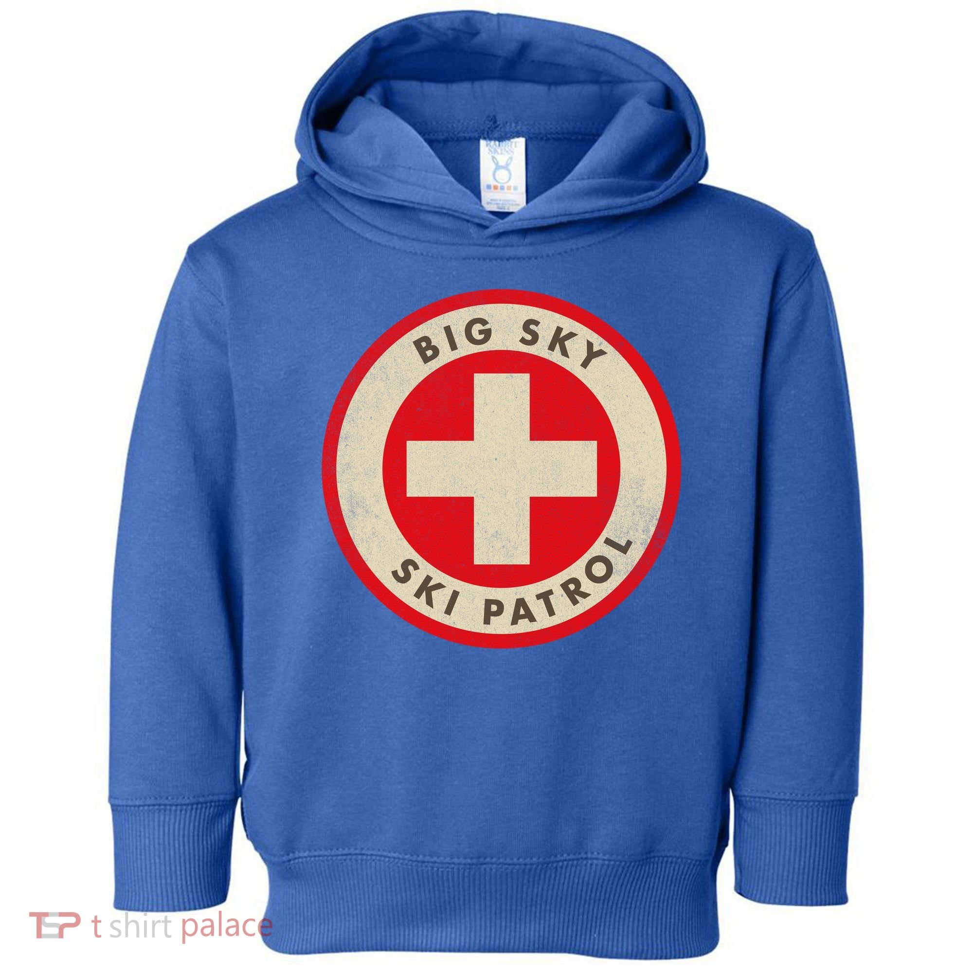 Big Sky Montana Ski Patrol Skiing Gift Toddler Hoodie