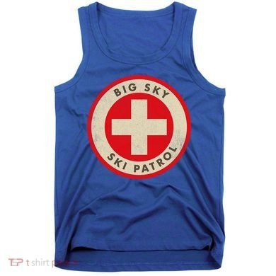 Big Sky Montana Ski Patrol Skiing Gift Tank Top
