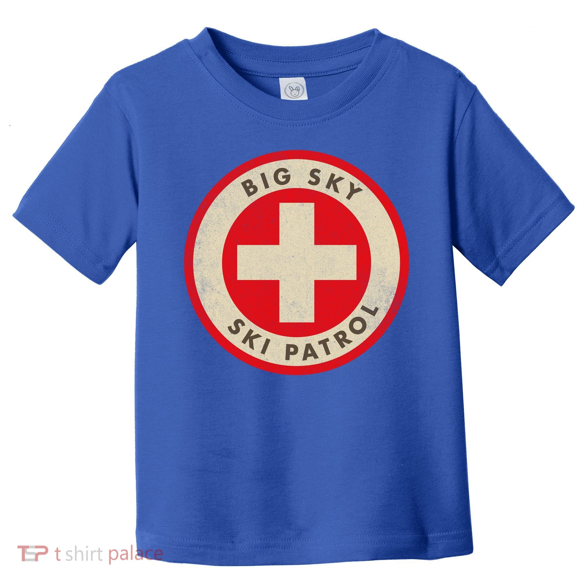 Big Sky Montana Ski Patrol Skiing Gift Toddler T-Shirt