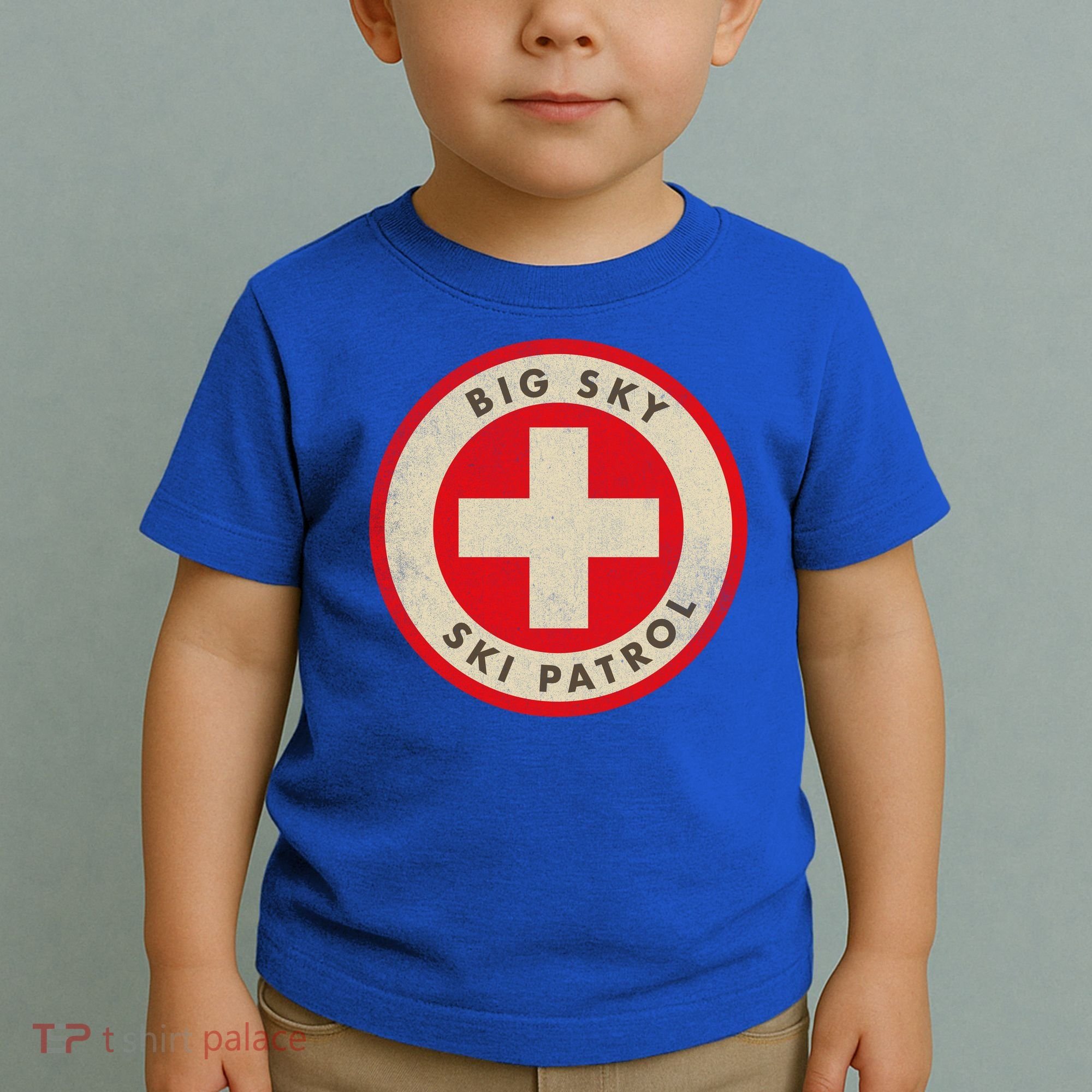 Big Sky Montana Ski Patrol Skiing Gift Toddler T-Shirt