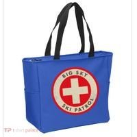 Big Sky Montana Ski Patrol Skiing Gift Tote Bag thumb 2