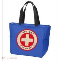 Big Sky Montana Ski Patrol Skiing Gift Tote Bag thumb 3