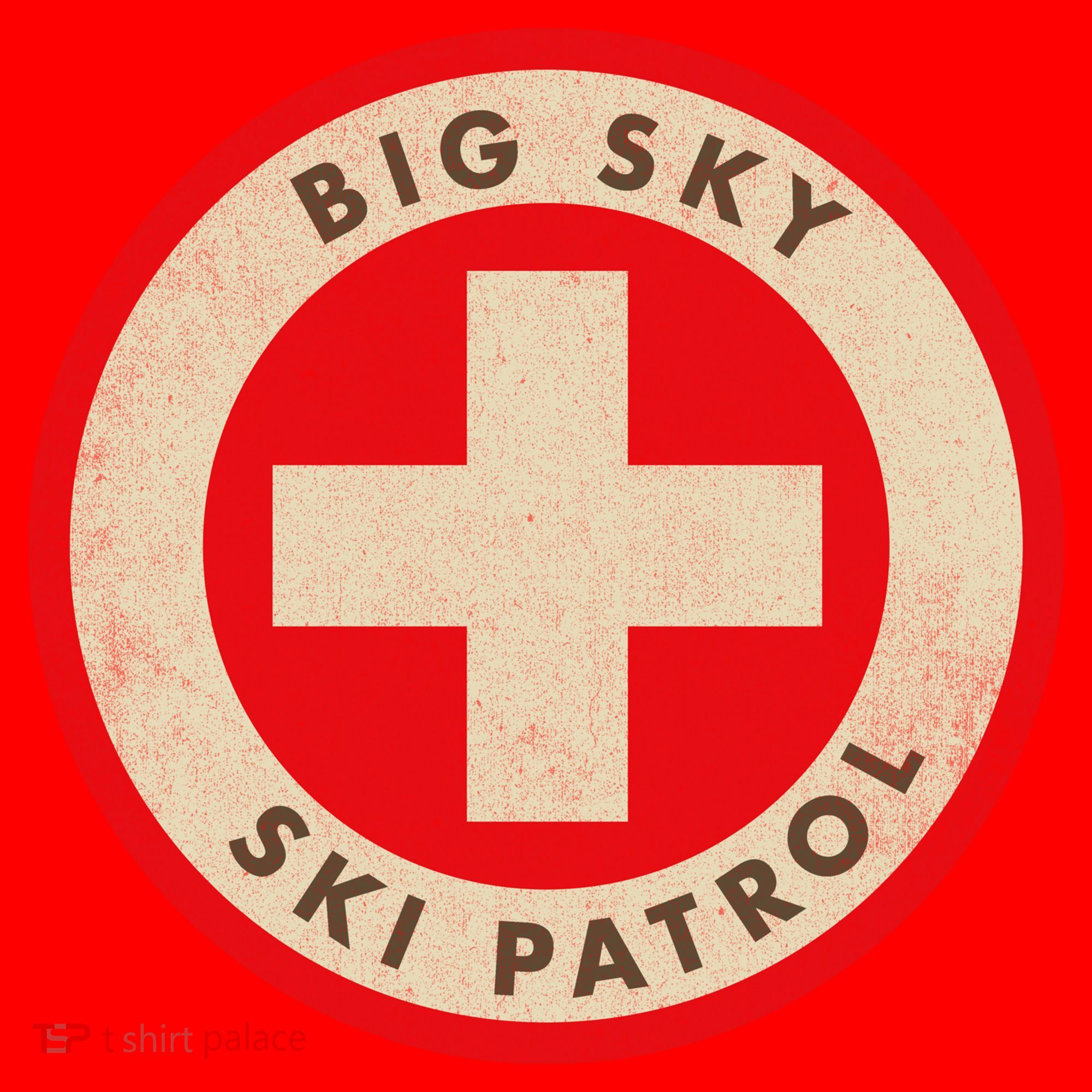 Big Sky Montana Ski Patrol Skiing Gift Santa Hat