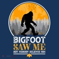 Bigfoot Saw Me But Nobody Believes Him | Sasquatch Hoodie thumb 2