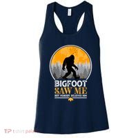 Bigfoot Saw Me But Nobody Believes Him | Sasquatch Women's Tank Top thumb 0