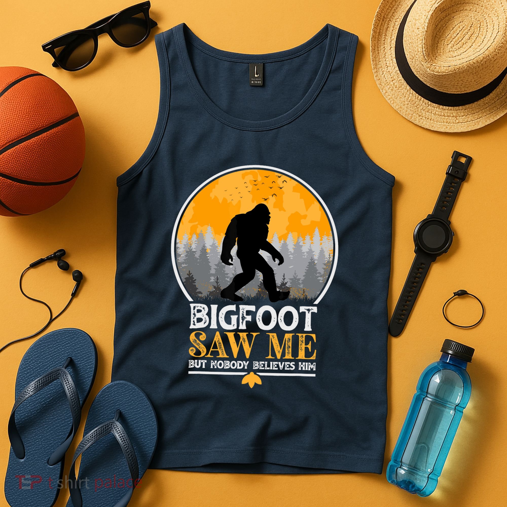 Bigfoot Saw Me But Nobody Believes Him | Sasquatch Tank Top