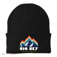 Big Sky Montana Usa Ski Retro Gift Beanie thumb 0