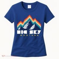 Big Sky Montana Usa Ski Retro Gift Women's T-Shirt thumb 0