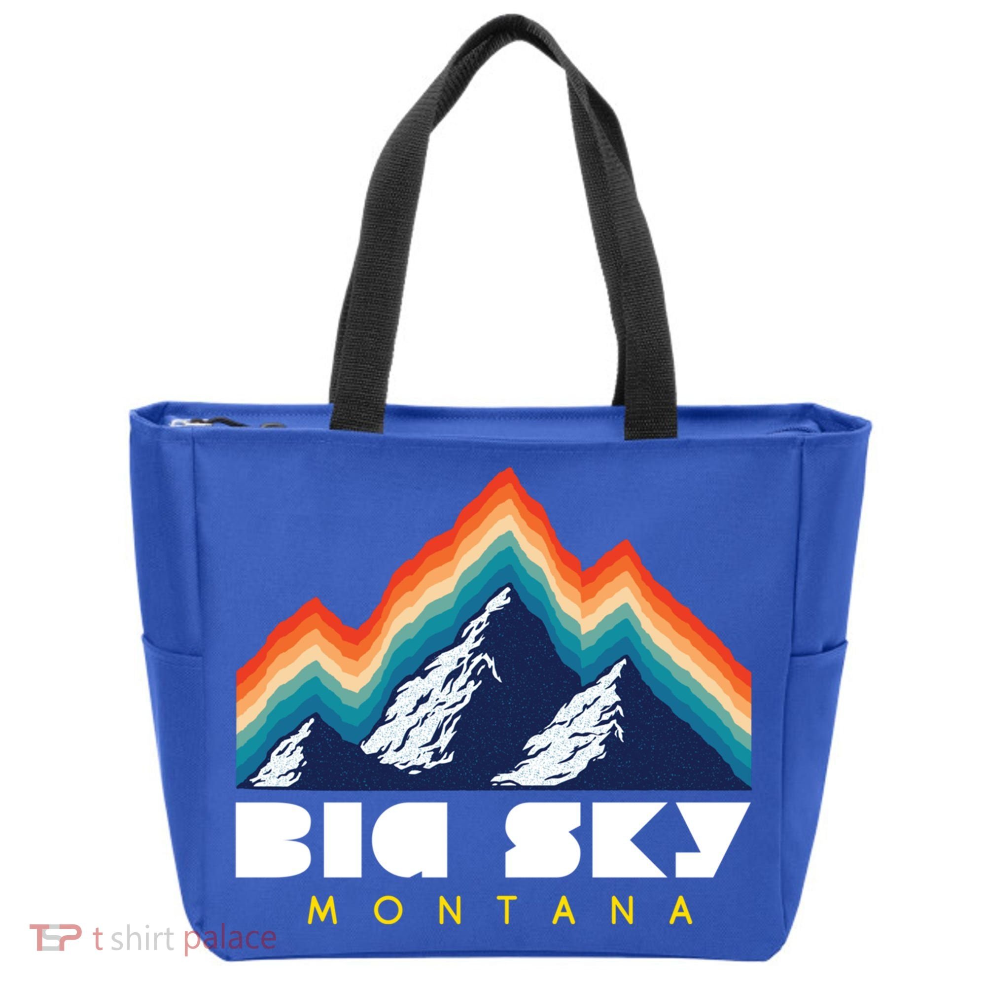 Big Sky Montana Usa Ski Retro Gift Tote Bag