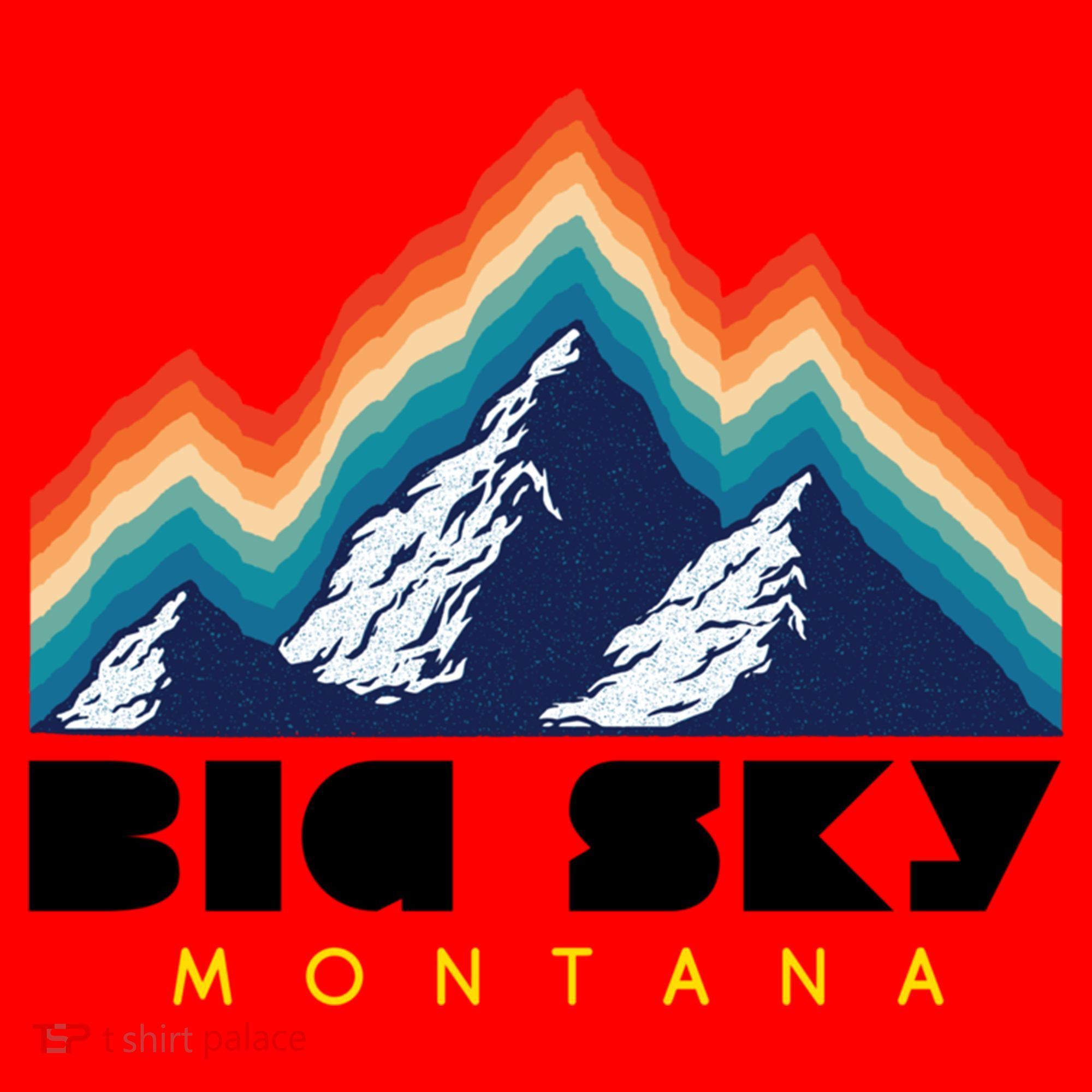 Big Sky Montana Usa Ski Retro Gift Santa Hat
