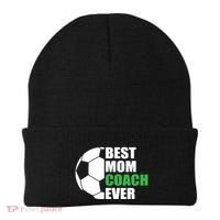 Best Soccer Mom Coach Ever Mother Soccer Mom Coach Great Gift Beanie thumb 0