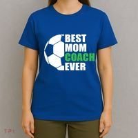 Best Soccer Mom Coach Ever Mother Soccer Mom Coach Great Gift T-Shirt thumb 4