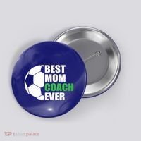 Best Soccer Mom Coach Ever Mother Soccer Mom Coach Great Gift Button thumb 0