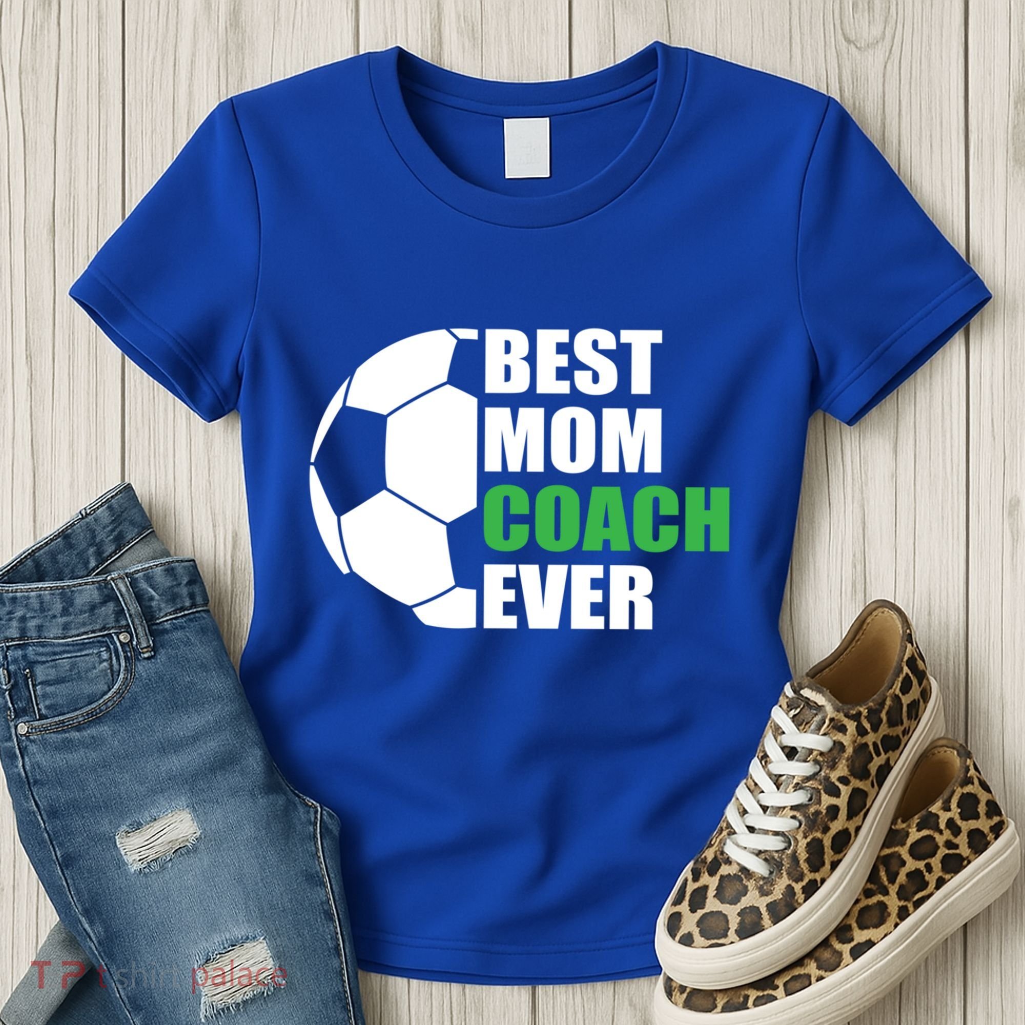 Best Soccer Mom Coach Ever Mother Soccer Mom Coach Great Gift Women's T-Shirt