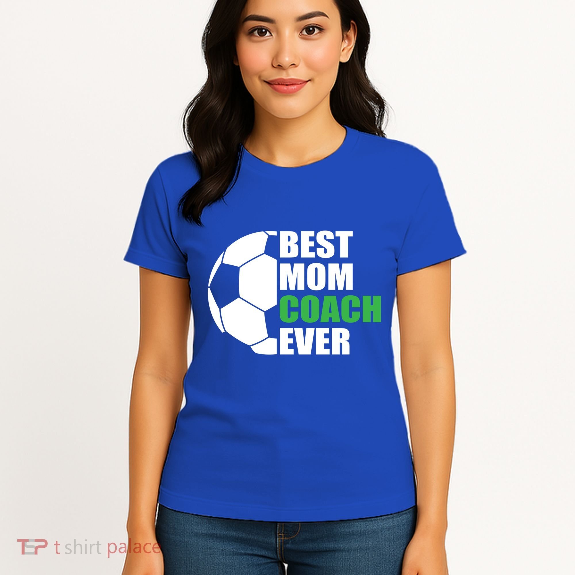 Best Soccer Mom Coach Ever Mother Soccer Mom Coach Great Gift Women's T-Shirt