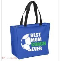 Best Soccer Mom Coach Ever Mother Soccer Mom Coach Great Gift Tote Bag thumb 2