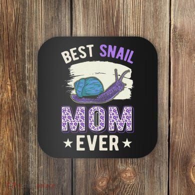 Best Snail Mom Ever Snails Roman Snail Coaster