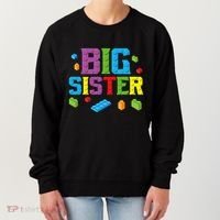 Big Sister Master Builder Building Bricks Blocks Family Set Women's Sweatshirt thumb 0