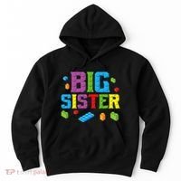 Big Sister Master Builder Building Bricks Blocks Family Set Hoodie thumb 0