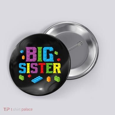 Big Sister Master Builder Building Bricks Blocks Family Set Button