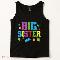 Big Sister Master Builder Building Bricks Blocks Family Set Tank Top thumb 2
