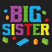 Big Sister Master Builder Building Bricks Blocks Family Set Golf Towel thumb 3