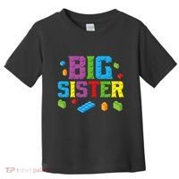 Big Sister Master Builder Building Bricks Blocks Family Set Toddler T-Shirt thumb 0